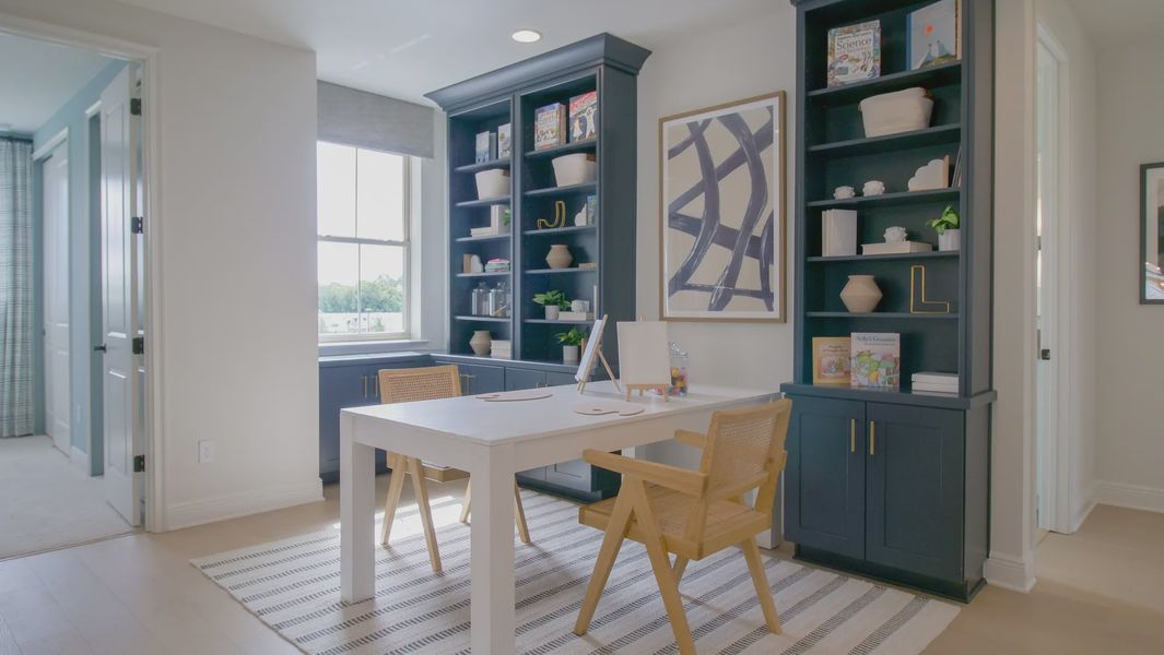 Representative furnished interior of a home built from the Torrey Pines II by Jones Homes USA in Reserve at Twin Lakes, St. Cloud (Image 10). Representative furnished interior of a home built from the Torrey Pines II by Jones Homes USA in Reserve at Twin Lakes, St. Cloud (Image 10).