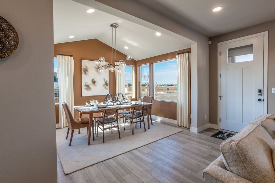 Representative furnished interior of a home built from the Galileo by Hartford Homes in Trailside, Timnath (Image 14).