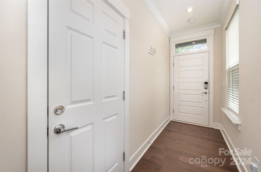 Front Side- Entry Foyer with access to garage