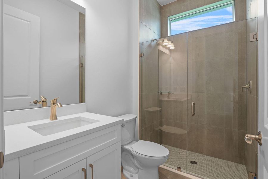 Furnished interior view inside a new home in Cresswind Palm Beach at Westlake, Westlake (Image 9).