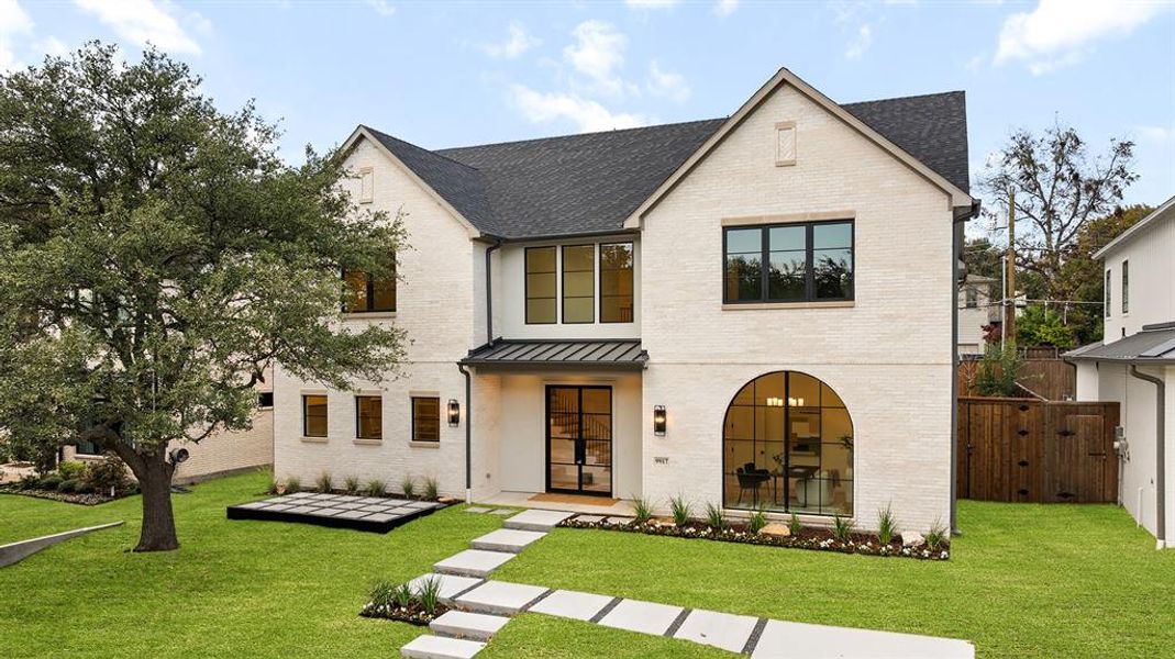 Front exterior of a new home in , Dallas, TX, highlighting curb appeal (Image 2).