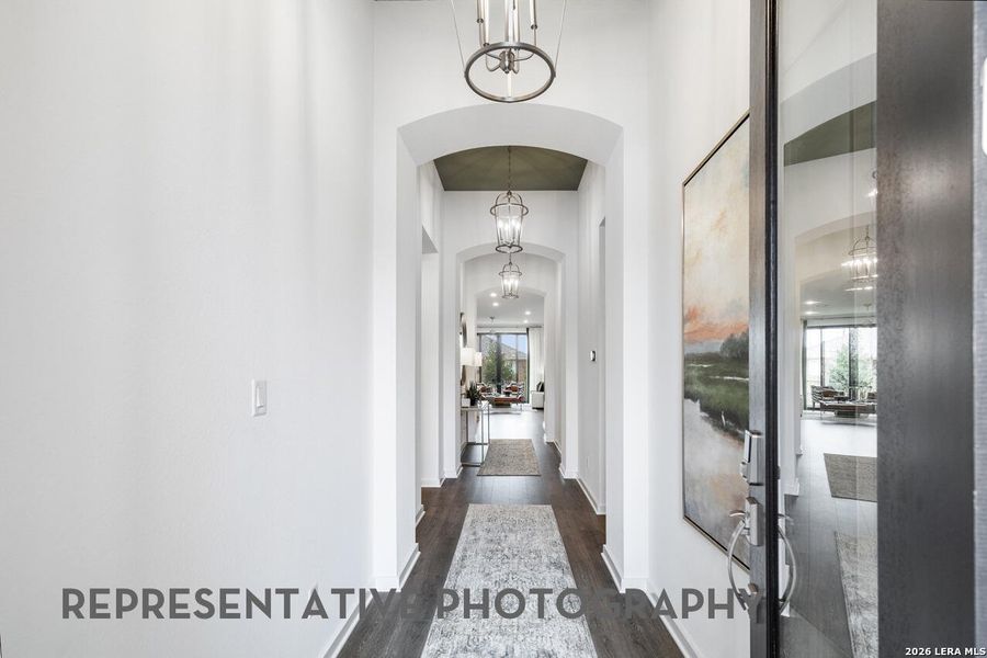 Furnished interior view inside a new home in The Ranches at Creekside, Boerne (Image 9).