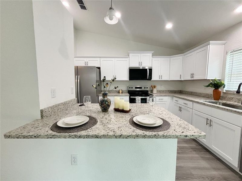 Furnished interior view inside a new home in , Dunnellon (Image 17).