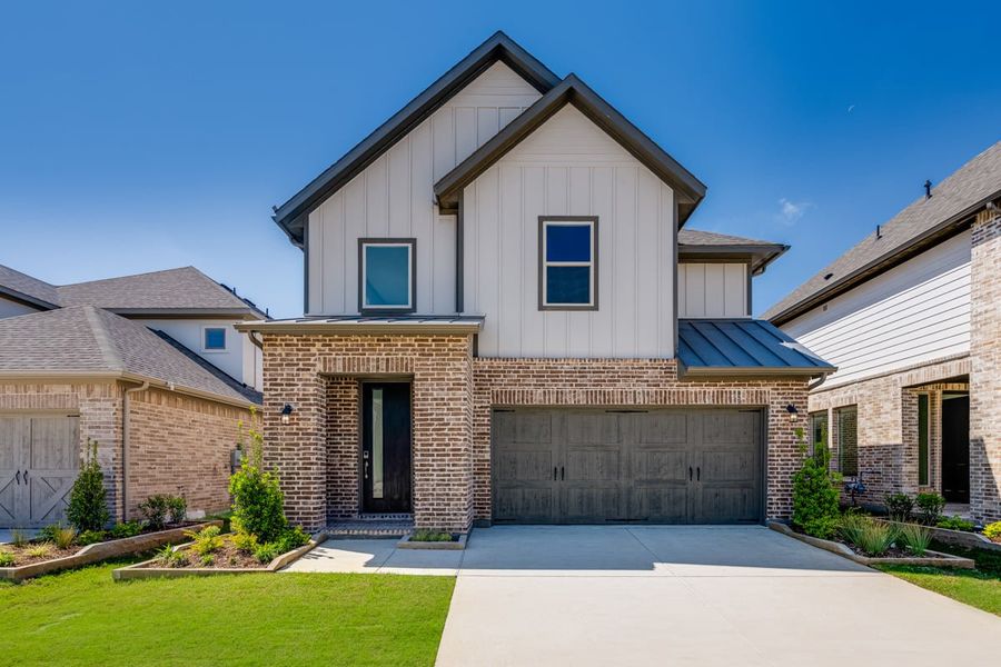 Representative exterior photo of a completed home built from the Chesapeake by Taylor Morrison in The Retreat at Harvest, Argyle, TX (Image 2).
