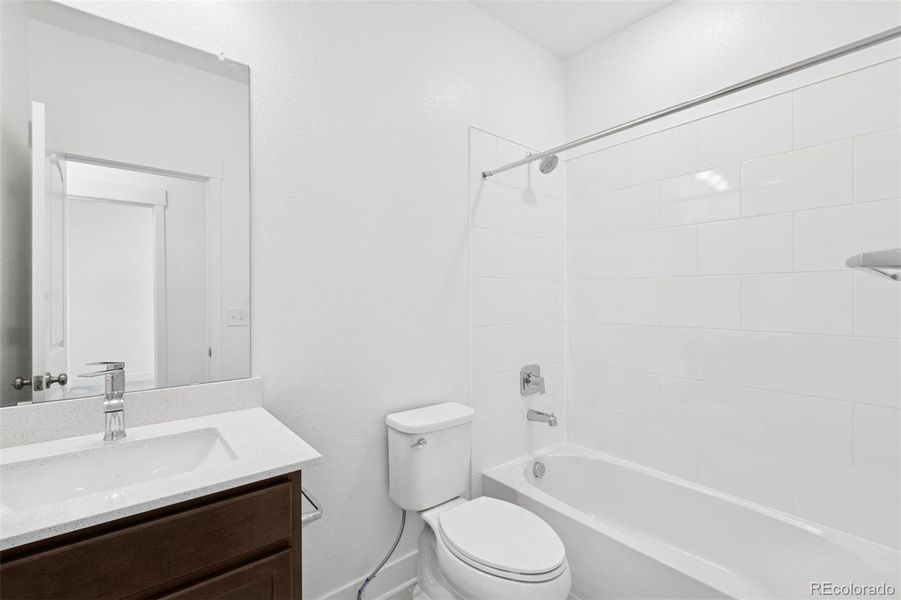 Furnished interior view inside a new home in Painted Prairie Cottage, Aurora (Image 12).