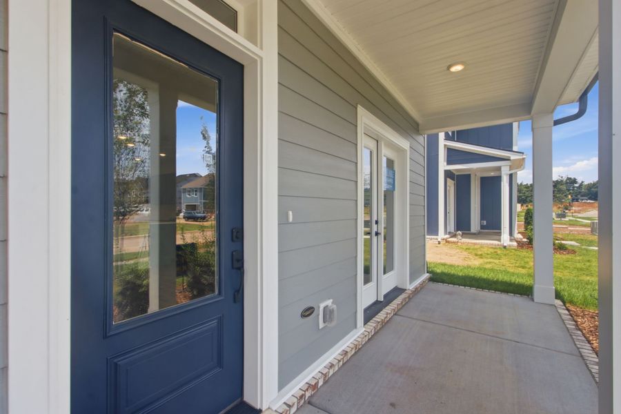 Exterior details and patio area of a home in Heritage Green – The Classic Collection, Columbia (Image 4). Exterior details and patio area of a home in Heritage Green – The Classic Collection, Columbia (Image 4).