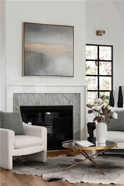 Furnished interior view inside a new home in , Atlanta (Image 44).