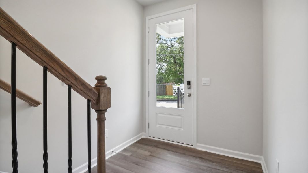 Spacious, unfurnished interior of a new home in Townes at Asbury, Hapeville (Image 19).