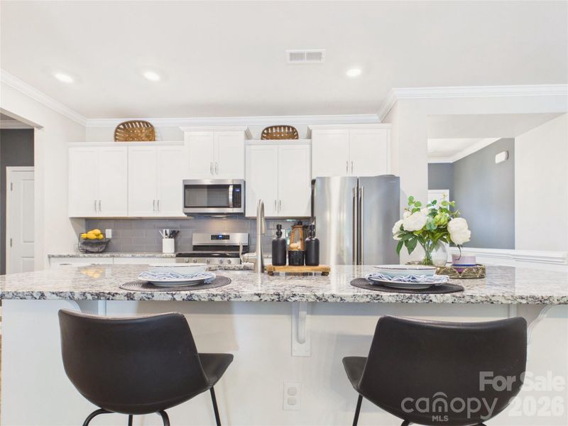 Furnished interior view inside a new home in , Sherrills Ford (Image 15).