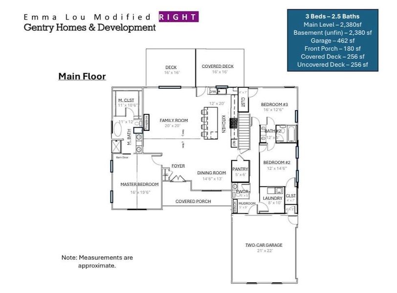 2D floor plan layout of this home in , Carrollton, GA (Image 3).