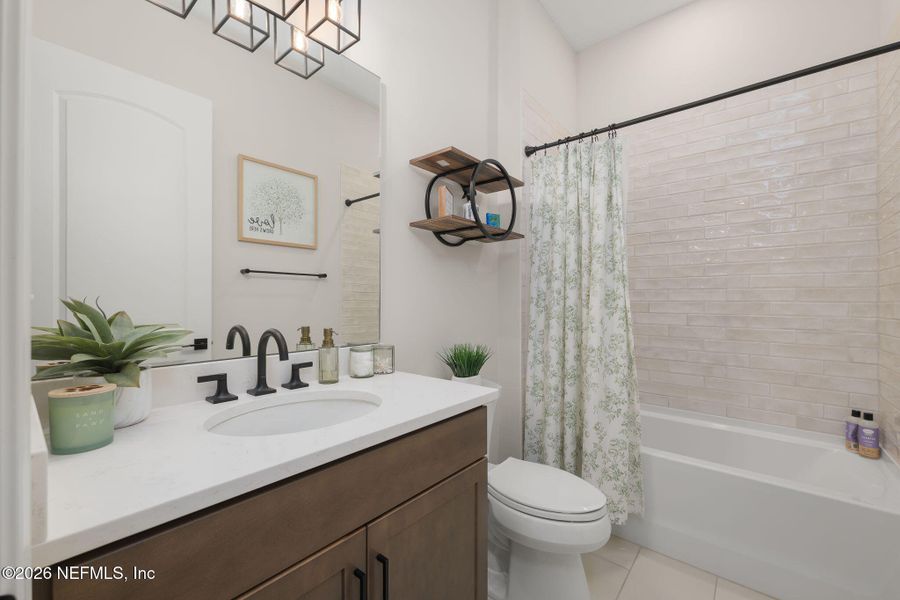 Furnished interior view inside a new home in , St. Augustine (Image 37).