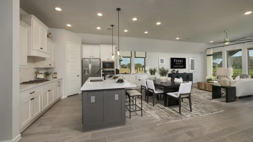 Furnished interior view inside a new home in Sweetgrass, Haslet (Image 42).