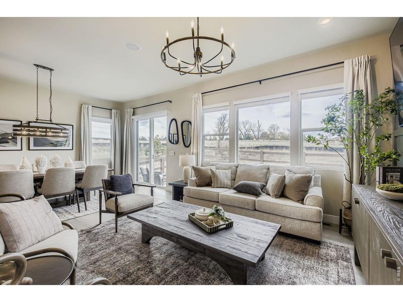 Furnished interior view inside a new home in , Fort Collins (Image 23).
