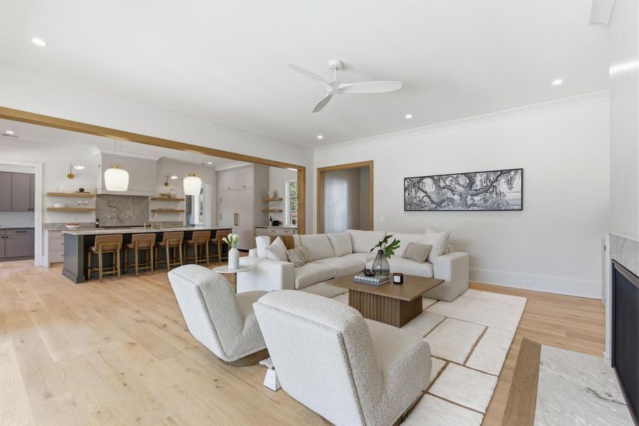 Furnished interior view inside a new home in , Mount Pleasant (Image 12).