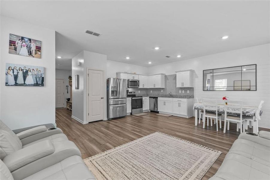 Furnished interior view inside a new home in , Winder (Image 11). Furnished interior view inside a new home in , Winder (Image 11).