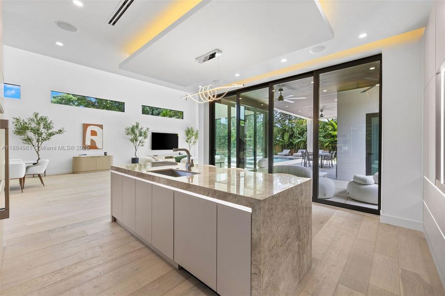 Furnished interior view inside a new home in , Miami (Image 14). Furnished interior view inside a new home in , Miami (Image 14).