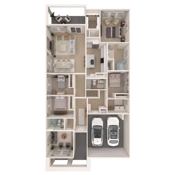 2D floor plan layout for the Pasadena ESP by K. Hovnanian® Homes in Heritage Ranch, Sherman, TX (Image 4). 2D floor plan layout for the Pasadena ESP by K. Hovnanian® Homes in Heritage Ranch, Sherman, TX (Image 4).