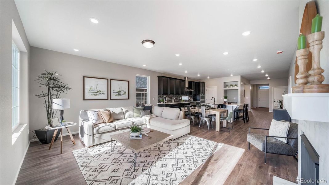 Furnished interior view inside a new home in , Aurora (Image 30).