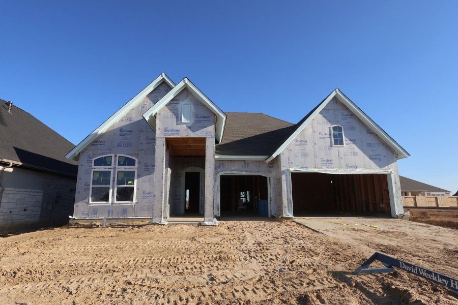 In-progress construction of a new home in , Mont Belvieu, TX (Image 4).
