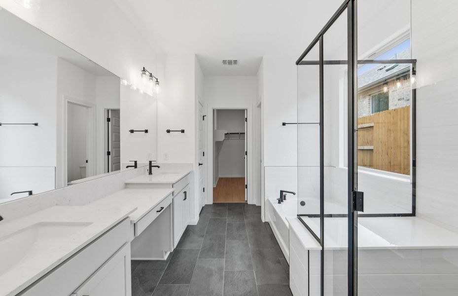 Furnished interior view inside a new home in West Cypress Hills, Spicewood (Image 7).