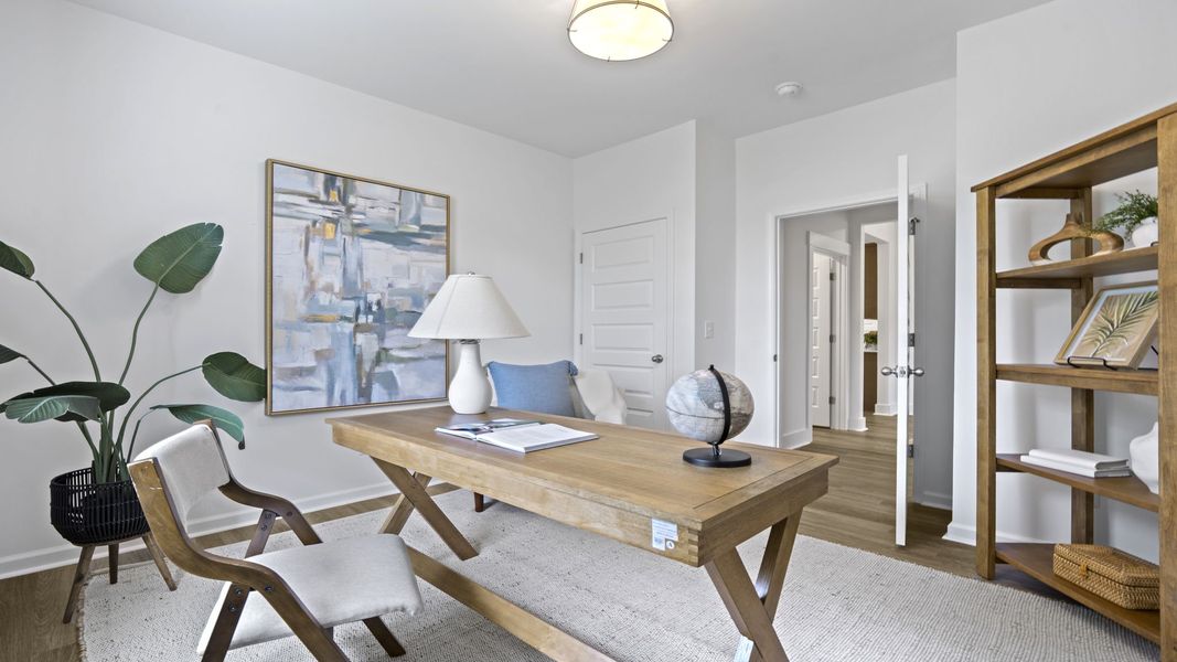 Furnished interior view inside a new home in The Pines at New Hampstead, Savannah (Image 15).