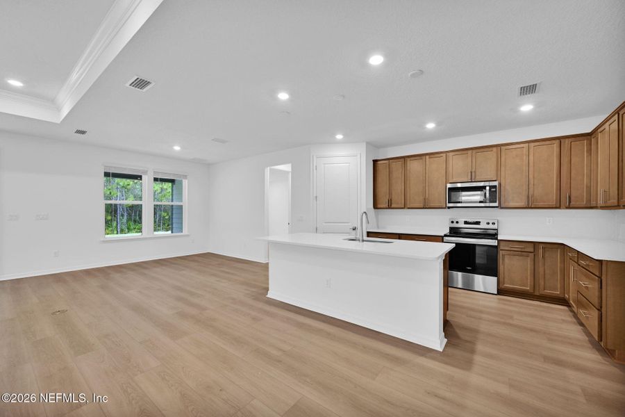 Furnished interior view inside a new home in Hyland Trail, Green Cove Springs (Image 6).