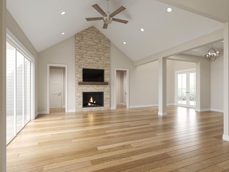 Spacious, unfurnished interior of a new home in , Georgetown (Image 4).