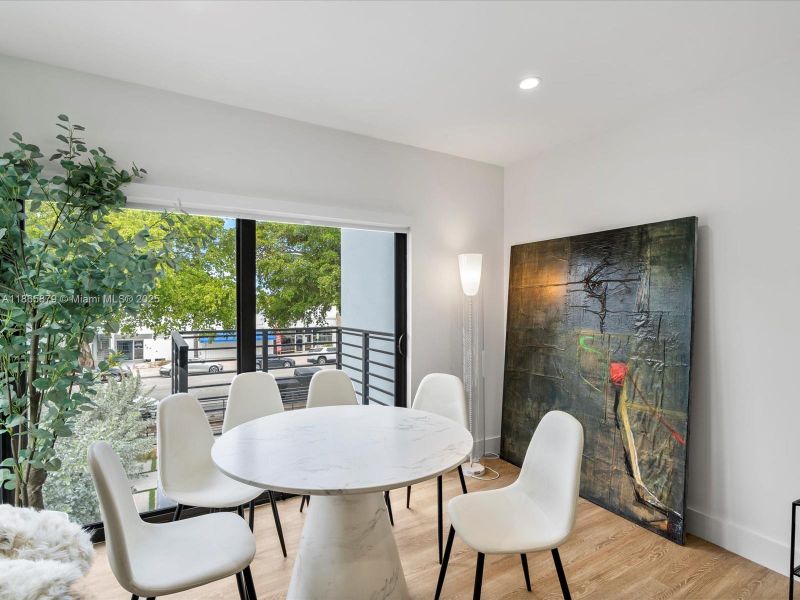 Furnished interior view inside a new home in , Miami Beach (Image 12). Furnished interior view inside a new home in , Miami Beach (Image 12).