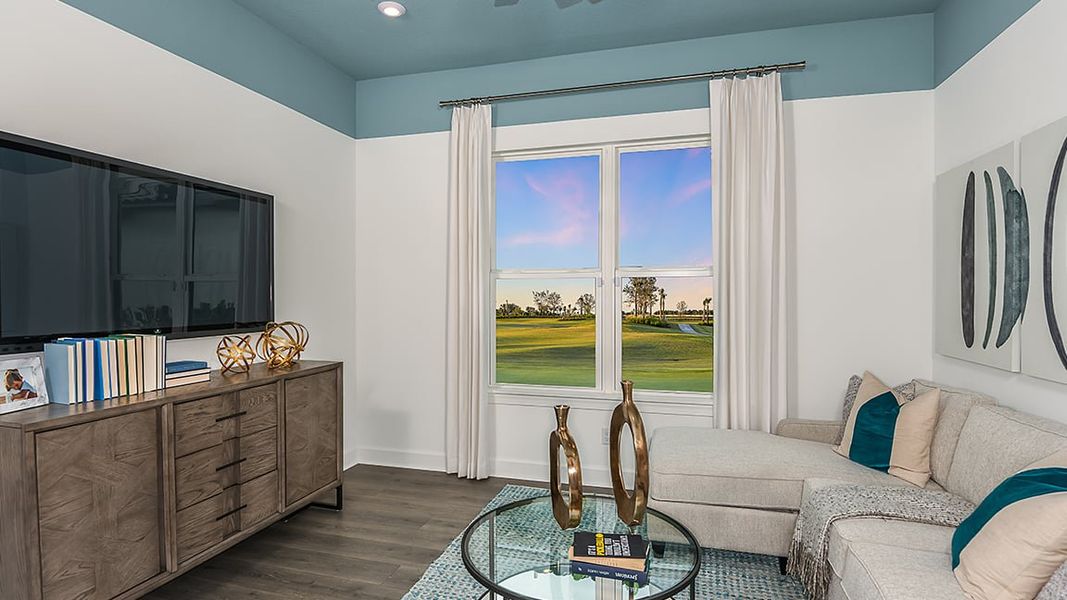 Furnished interior view inside a new home in Esplanade at Azario Lakewood Ranch, Bradenton (Image 9).