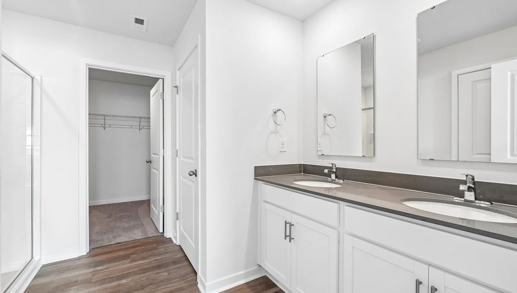 Furnished interior view inside a new home in The Falls at Newton, Newton (Image 6).