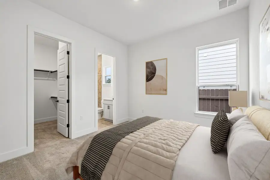 Furnished interior view inside a new home in Easton Park, Austin (Image 21).
