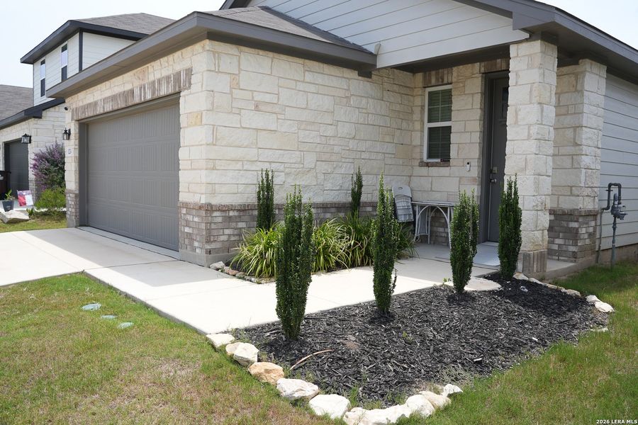 Exterior details and patio area of a home in Veranda, San Antonio (Image 3). Exterior details and patio area of a home in Veranda, San Antonio (Image 3).