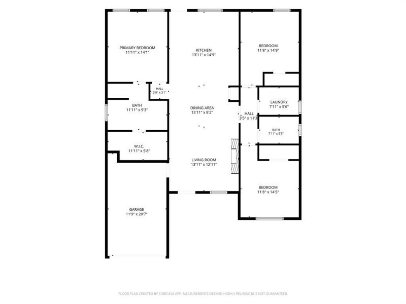 2D floor plan layout of this home in , Granbury, TX (Image 5). 2D floor plan layout of this home in , Granbury, TX (Image 5).