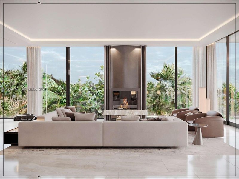 Furnished interior view inside a new home in , Golden Beach (Image 24).