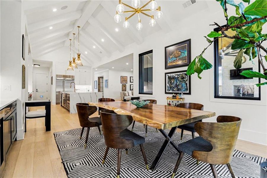 Furnished interior view inside a new home in , Alpharetta (Image 16).