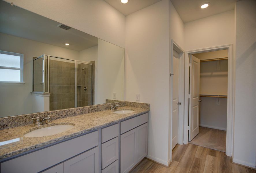 Furnished interior view inside a new home in Mason Woods, Cypress (Image 8).