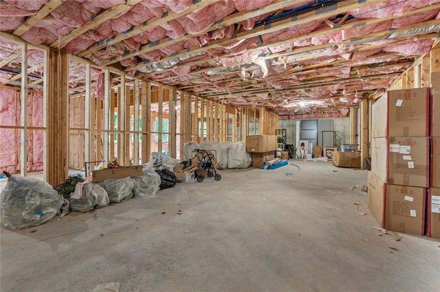 In-progress construction of a new home in , Stone Mountain, GA (Image 82).