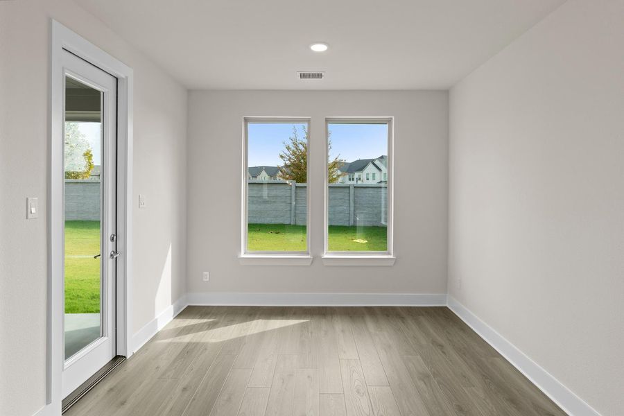 Spacious, unfurnished interior of a new home in Discovery Collection at Painted Tree Village, McKinney (Image 15). Spacious, unfurnished interior of a new home in Discovery Collection at Painted Tree Village, McKinney (Image 15).