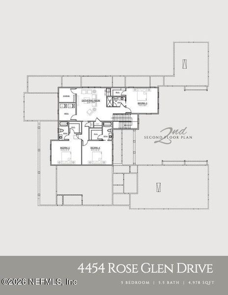 2D floor plan layout of this home in , Jacksonville, FL (Image 3).