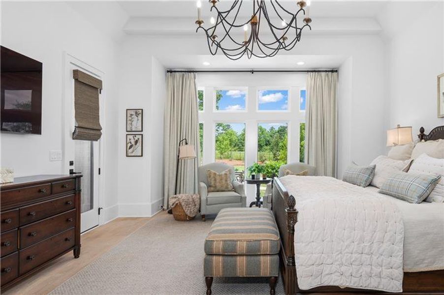 Furnished interior view inside a new home in Crossroads, Alpharetta (Image 10).