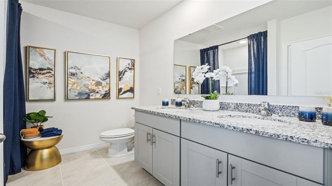 Furnished interior view inside a new home in Rivers Edge, Edgewater (Image 21).