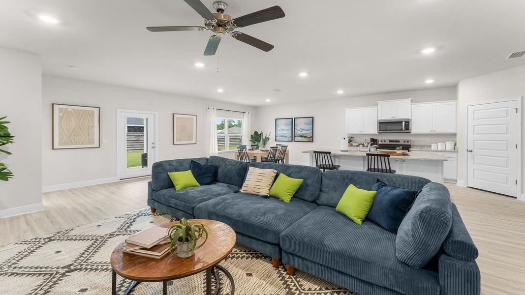 Representative furnished interior of a home built from the The Delray by D.R. Horton in Pine Creek and Heron Walk, Port St. Joe (Image 15). Representative furnished interior of a home built from the The Delray by D.R. Horton in Pine Creek and Heron Walk, Port St. Joe (Image 15).