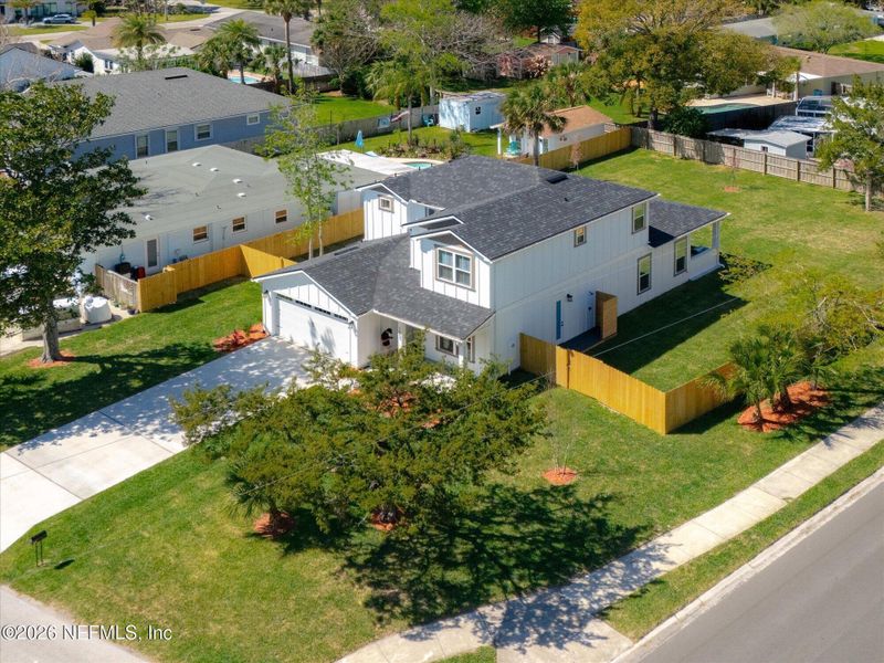 Front exterior of a new home in , Jacksonville Beach, FL, highlighting curb appeal (Image 27). Front exterior of a new home in , Jacksonville Beach, FL, highlighting curb appeal (Image 27).