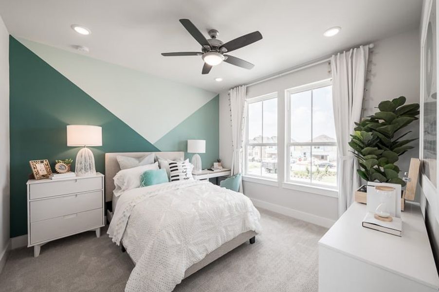 Representative furnished interior of a home built from the Tanager by Tri Pointe Homes in Oakhill Reserve 45’, Tomball (Image 34). Representative furnished interior of a home built from the Tanager by Tri Pointe Homes in Oakhill Reserve 45’, Tomball (Image 34).