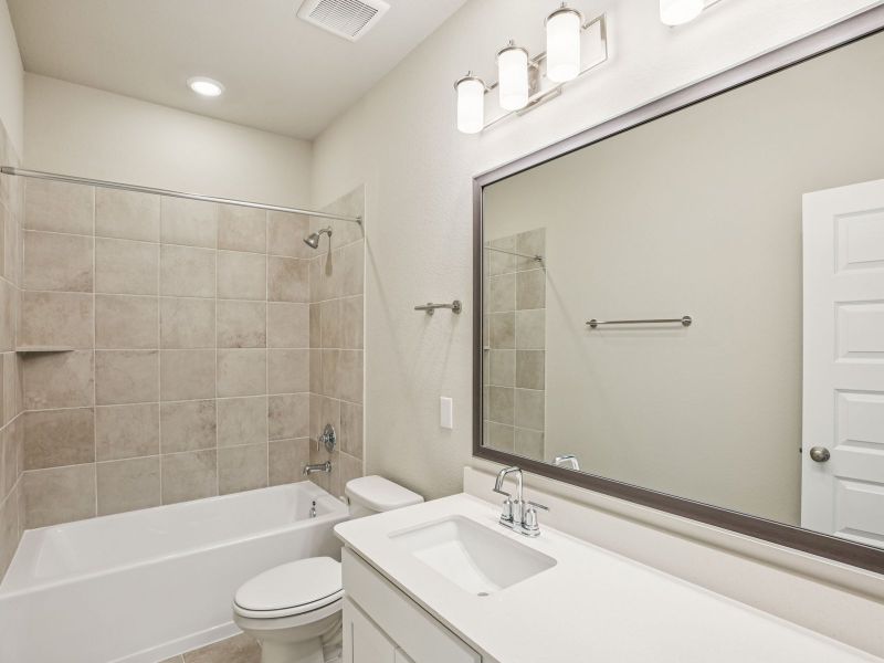 Furnished interior view inside a new home in Katy Grand Village - Luxe Series, Katy (Image 9).