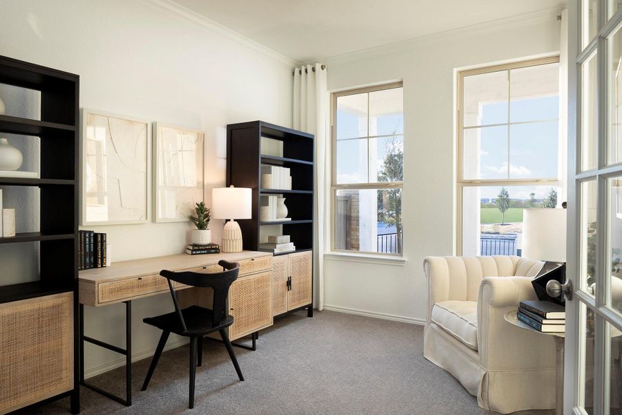 Furnished interior view inside a new home in Skyview, Belton (Image 4). Furnished interior view inside a new home in Skyview, Belton (Image 4).