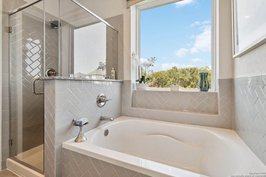 Furnished interior view inside a new home in Red Hawk Landing, San Antonio (Image 14).