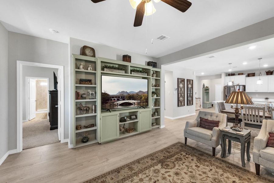 Furnished interior view inside a new home in Liberty Village, Brenham (Image 6).