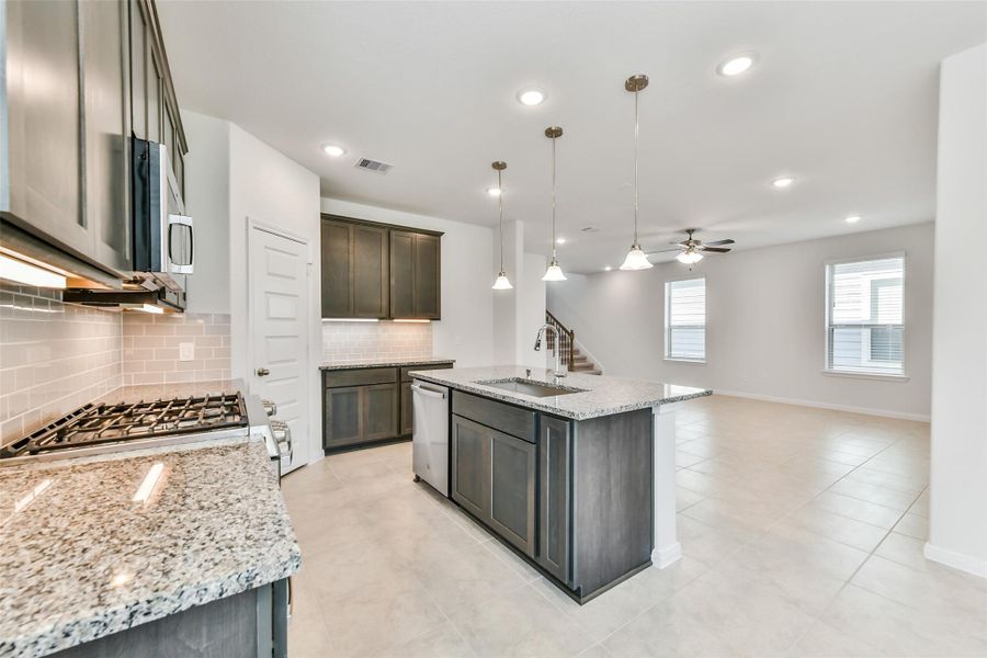 Furnished interior view inside a new home in Anderson Lakes, Houston (Image 3).