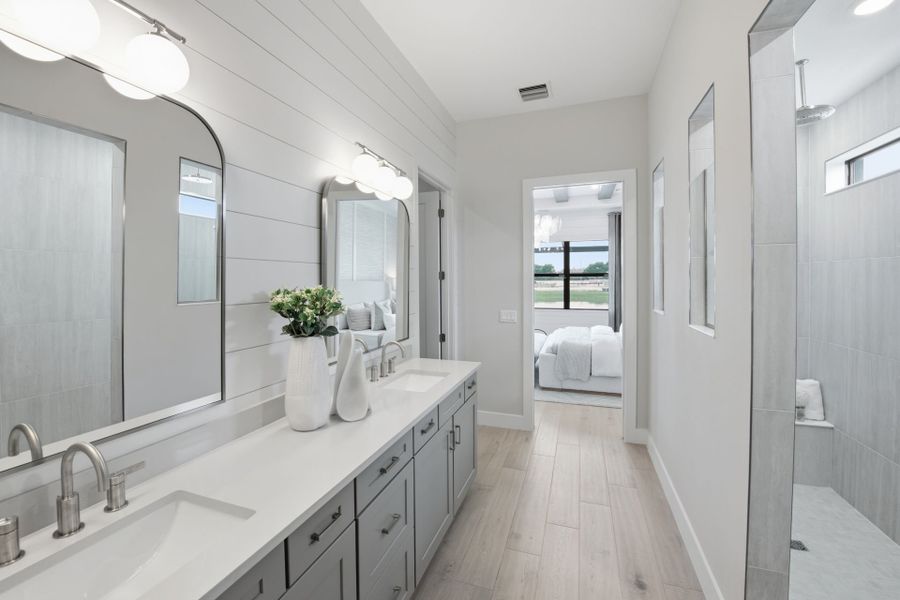 Furnished interior view inside a new home in Marigold, Davie (Image 17). Furnished interior view inside a new home in Marigold, Davie (Image 17).